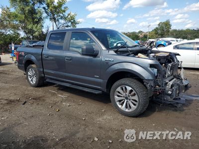 Czwarte zdjęcie samochodu z boku: 2017 FORD F150 SUPERCREW VIN:1FTEW1EP4HFA64874 - miniatura