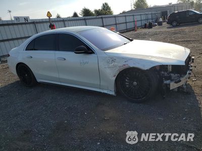 Czwarte zdjęcie samochodu z boku: 2022 MERCEDES-BENZ S 580 4MATIC VIN:W1K6G7GB6NA105445 - miniatura