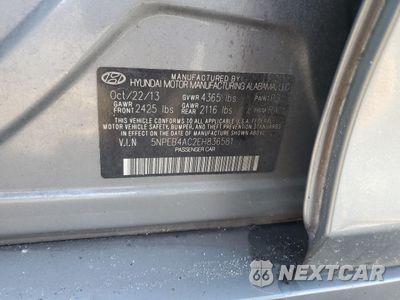Zdjęcie 13 z 15 samochodu: 2014 HYUNDAI SONATA GLS VIN:5NPEB4AC2EH836581 - miniatura