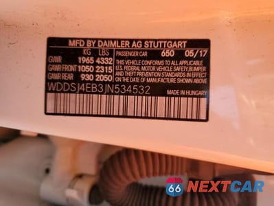 Zdjęcie 12 z 12 samochodu: 2018 MERCEDES-BENZ CLA 250 VIN:WDDSJ4EB3JN534532 - miniatura