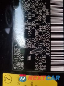 Zdjęcie 13 z 13 samochodu: 2005 LEXUS RX 330 VIN:JTJGA31U450046692 - miniatura