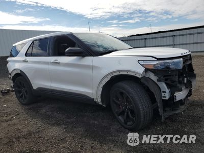 Czwarte zdjęcie samochodu z boku: 2021 FORD EXPLORER ST VIN:1FM5K8GC0MGB40718 - miniatura