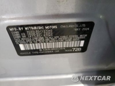 Zdjęcie 13 z 13 samochodu: 2024 MITSUBISHI MIRAGE ES VIN:ML32AUHJ8RH012974 - miniatura