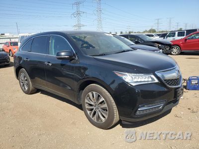 Czwarte zdjęcie samochodu z boku: 2016 ACURA MDX TECHNOLOGY VIN:5FRYD4H43GB025216 - miniatura