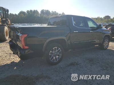 Trzecie zdjęcie samochodu z tyłu: 2023 TOYOTA TUNDRA CREWMAX PLATINUM VIN:5TFMA5DB9PX123045 - miniatura