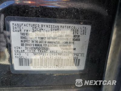 Zdjęcie 12 z 12 samochodu: 2016 NISSAN SENTRA S VIN:3N1AB7AP5GY339391 - miniatura