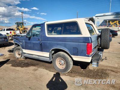 Drugie zdjęcie samochodu z przodu: 1992 FORD BRONCO U100 VIN:1FMEU15H3NLA96268 - miniatura
