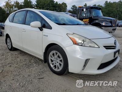 Czwarte zdjęcie samochodu z boku: 2013 TOYOTA PRIUS V VIN:JTDZN3EU8D3242562 - miniatura