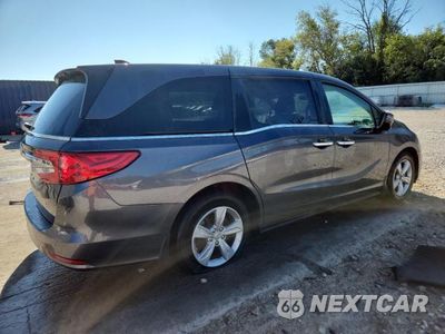 Trzecie zdjęcie samochodu z tyłu: 2019 HONDA ODYSSEY EXL VIN:5FNRL6H71KB098656 - miniatura