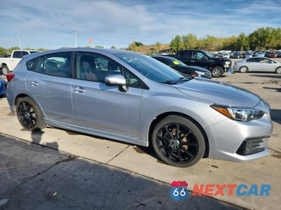 Czwarte zdjęcie samochodu z boku: 2022 SUBARU IMPREZA SPORT VIN:4S3GTAJ67N1706849 - miniatura