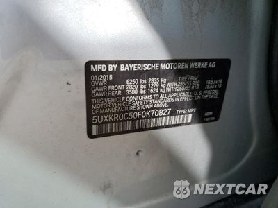 Zdjęcie 13 z 13 samochodu: 2015 BMW X5 XDRIVE35I VIN:5UXKR0C50F0K70827 - miniatura