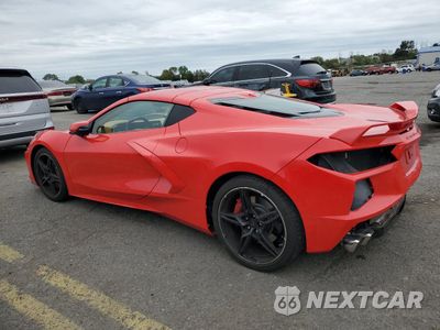 Drugie zdjęcie samochodu z przodu: 2021 CHEVROLET CORVETTE STINGRAY 3LT VIN:1G1YC2D46M5104285 - miniatura