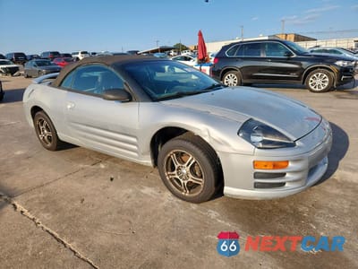 Czwarte zdjęcie samochodu z boku: 2001 MITSUBISHI ECLIPSE SPYDER GS VIN:4A3AE45G61E181996 - miniatura