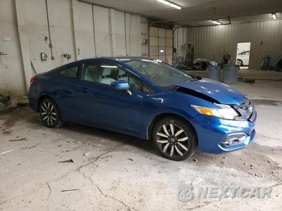 Czwarte zdjęcie samochodu z boku: 2014 HONDA CIVIC EXL VIN:2HGFG3B0XEH525530 - miniatura