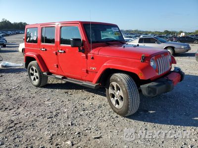 Czwarte zdjęcie samochodu z boku: 2018 JEEP WRANGLER UNLIMITED SAHARA VIN:1C4HJWEG5JL893842 - miniatura