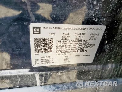 Zdjęcie 12 z 13 samochodu: 2021 CHEVROLET EQUINOX LT VIN:3GNAXKEV8MS118271 - miniatura