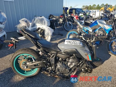 2023 YAMAHA MT07 JYARM32E5PA007516 - główne zdjęcie licytacji z USA - miniatura