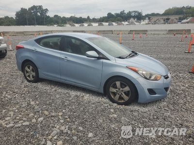Czwarte zdjęcie samochodu z boku: 2011 HYUNDAI ELANTRA GLS VIN:KMHDH4AEXBU170322 - miniatura