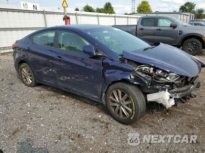 Czwarte zdjęcie samochodu z boku: 2014 HYUNDAI ELANTRA SE VIN:5NPDH4AE9EH541943 - miniatura