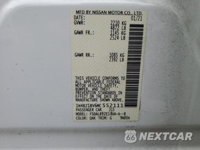 Zdjęcie 12 z 12 samochodu: 2021 NISSAN LEAF S PLUS VIN:1N4BZ1BV6MC552111 - miniatura