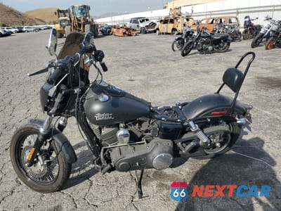 Trzecie zdjęcie samochodu z tyłu: 2015 HARLEY-DAVIDSON FXDB DYNA STREET BOB VIN:1HD1GXM34FC316472 - miniatura