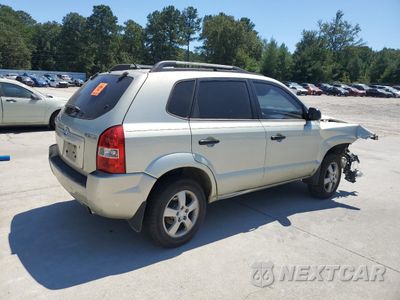 Trzecie zdjęcie samochodu z tyłu: 2007 HYUNDAI TUCSON GLS VIN:KM8JM12B97U559896 - miniatura