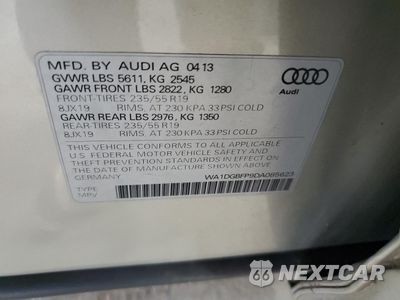 Zdjęcie 13 z 15 samochodu: 2013 AUDI Q5 PREMIUM PLUS VIN:WA1DGBFP9DA085623 - miniatura