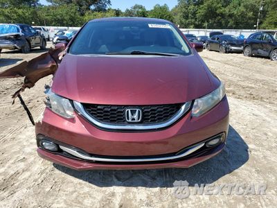 Piąte zdjęcie samochodu w środku: 2015 HONDA CIVIC EXL VIN:2HGFB2F95FH538284 - miniatura
