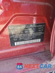 Zdjęcie 12 z 12 samochodu: 2013 HYUNDAI SONATA GLS VIN:5NPEB4AC8DH523663 - miniatura