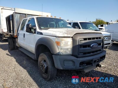Czwarte zdjęcie samochodu z boku: 2015 FORD F-450 SUPER DUTY *** FLAT BED TRUCK *** VIN:1FD0W4GY9FEB41044 - miniatura