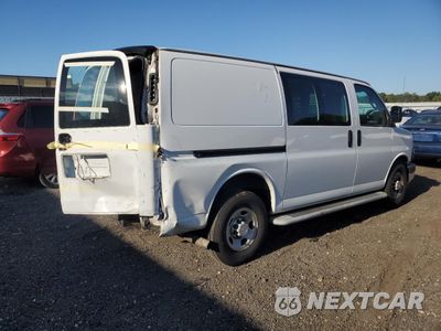 Trzecie zdjęcie samochodu z tyłu: 2018 CHEVROLET EXPRESS G2500 VIN:1GCWGAFG8J1907445 - miniatura