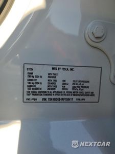 Zdjęcie 13 z 15 samochodu: 2024 TESLA MODEL Y VIN:7SAYGDEE4RF158417 - miniatura