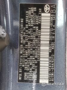 Zdjęcie 13 z 13 samochodu: 2014 TOYOTA COROLLA L VIN:5YFBURHE4EP122889 - miniatura