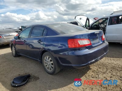 Drugie zdjęcie samochodu z przodu: 2009 MITSUBISHI GALANT ES VIN:4A3AB36F79E012879 - miniatura