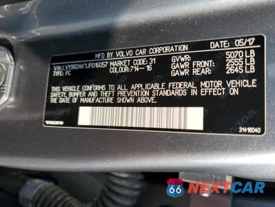 Zdjęcie 12 z 12 samochodu: 2018 VOLVO S90 T5 MOMENTUM VIN:LVY982AK1JP016057 - miniatura