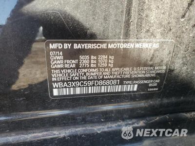 Zdjęcie 12 z 12 samochodu: 2015 BMW 335 XIGT VIN:WBA3X9C59FD868081 - miniatura