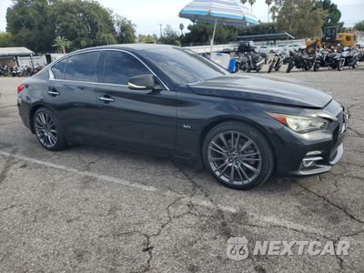Czwarte zdjęcie samochodu z boku: 2017 INFINITI Q50 PREMIUM VIN:JN1EV7AP6HM733088 - miniatura