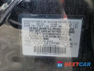 Zdjęcie 12 z 12 samochodu: 2021 NISSAN KICKS S VIN:3N1CP5BV7ML484551 - miniatura