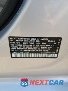 Zdjęcie 12 z 12 samochodu: 2015 VOLKSWAGEN PASSAT SEL VIN:1VWCS7A30FC116490 - miniatura