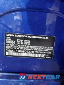 Zdjęcie 12 z 12 samochodu: 2022 BMW 330XI VIN:3MW5R7J09N8C40550 - miniatura