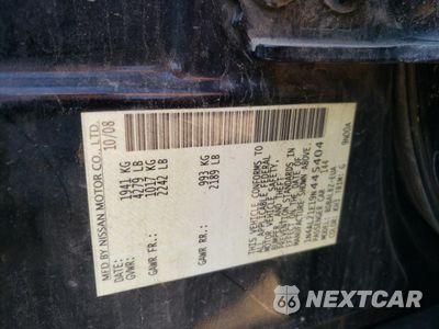Zdjęcie 12 z 12 samochodu: 2009 NISSAN ALTIMA 2.5 VIN:1N4AL21E19N445404 - miniatura