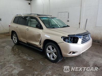 Czwarte zdjęcie samochodu z boku: 2009 TOYOTA HIGHLANDER LIMITED VIN:JTEES42A692143366 - miniatura