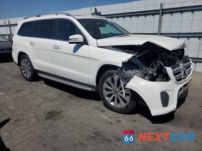 Czwarte zdjęcie samochodu z boku: 2017 MERCEDES-BENZ GLS 450 4MATIC VIN:4JGDF6EEXHA909078 - miniatura