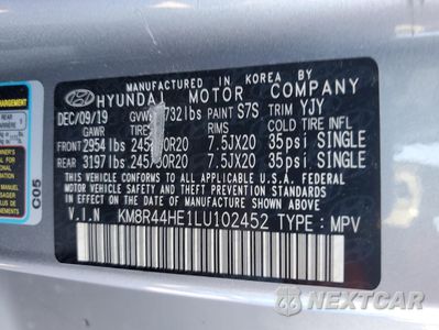 Zdjęcie 14 z 15 samochodu: 2020 HYUNDAI PALISADE SEL VIN:KM8R44HE1LU102452 - miniatura