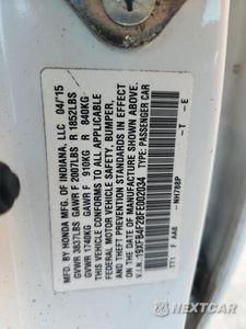 Zdjęcie 12 z 12 samochodu: 2015 HONDA CIVIC HYBRID VIN:19XFB4F28FE002034 - miniatura
