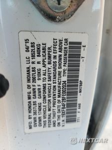 Zdjęcie 12 z 12 samochodu: 2015 HONDA CIVIC HYBRID VIN:19XFB4F28FE002034 - miniatura