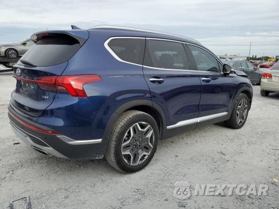 Trzecie zdjęcie samochodu z tyłu: 2021 HYUNDAI SANTA FE LIMITED VIN:5NMS44AL1MH322634 - miniatura
