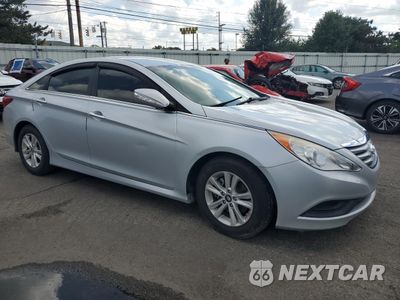 Czwarte zdjęcie samochodu z boku: 2014 HYUNDAI SONATA GLS VIN:5NPEB4AC6EH931452 - miniatura