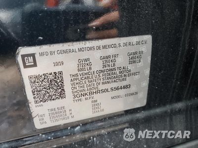 Zdjęcie 13 z 14 samochodu: 2020 CHEVROLET BLAZER 2LT VIN:3GNKBHRS0LS564483 - miniatura