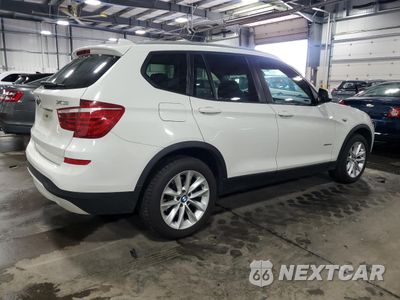 Trzecie zdjęcie samochodu z tyłu: 2017 BMW X3 XDRIVE28I VIN:5UXWX9C53H0D95676 - miniatura